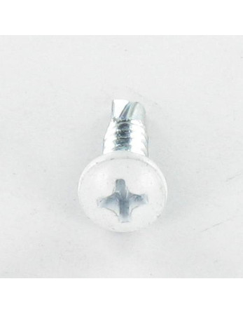 Vis autoperceuse Tête cylindrique bombée TCB Phillips 4.2X16 Acier zingué Laqué blanc 9016