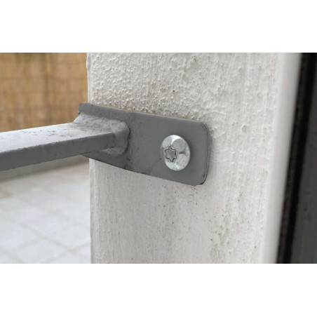 1 x Vis Penture Inviolable 2 pièces TORX T40 7X40 Acier zingué
