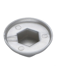 Capuchon Tête hexagonale TH Polyéthylène RAL9006... 2