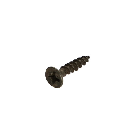 1 x VBA3 Tête fraisée Pozi 4X20 acier bronze