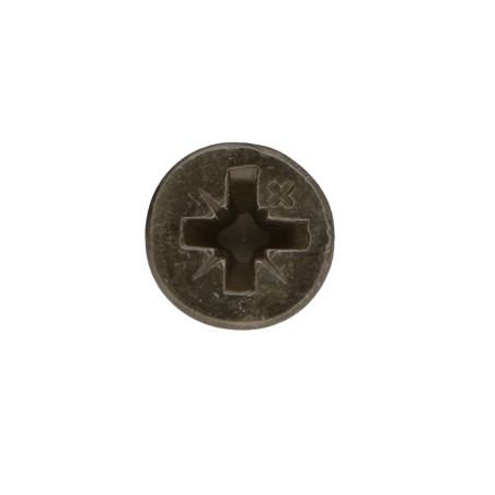 1 x VBA3 Tête fraisée Pozi 4X20 acier bronze