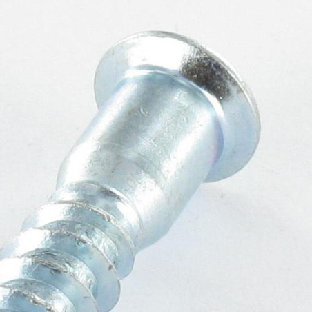 1 x Vis d'assemblage confirmat Tête fraisée TORX 7X50 SS Cranté Acier zingué TORX T20