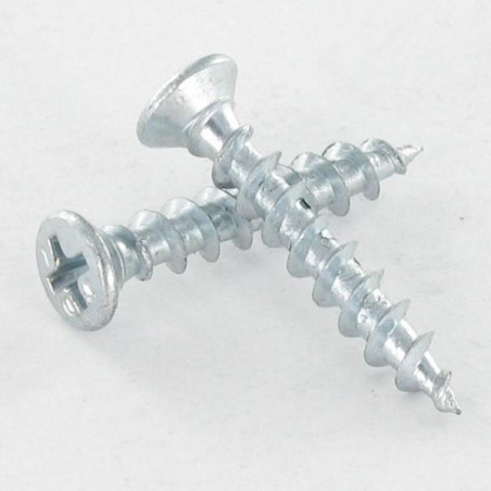 1 x Vis De FERRURE/PVC Tête fraisée Phillips 4.2X45 Acier zingué
