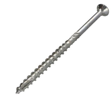 1 x VBA3 Tête fraisée Cranté 8X140 Filetée sur 84 TORX T40 Acier zingué