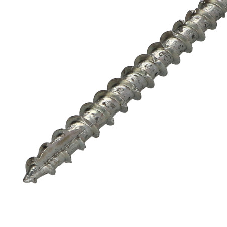 1 x VBA3 Tête fraisée Cranté 8X140 Filetée sur 84 TORX T40 Acier zingué