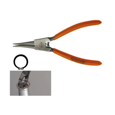 1 x PINCE Circlip Extèrieur Droite Longueur 175