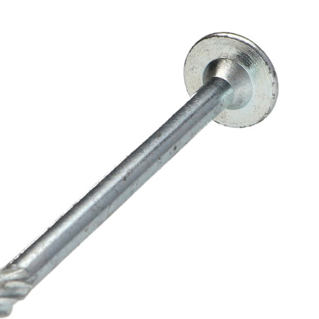 1 x Vis bois TEKOR Tête disque TORX T40 Pointe antifendage type 17 10X120 Filetage partiel Acier zingué