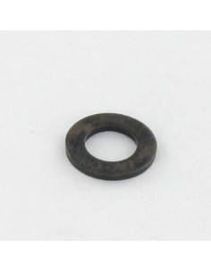 Rondelle Plate M5X10X1 Z Acier zingué noir