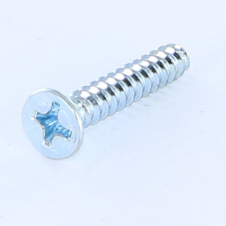 1 x Vis tôle Tête fraisée Phillips n° 2 Sans pointe 4.2X32 Acier zingué