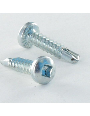 Vis autoperceuse Tête cylindrique TC EMPR Carrée 3.5X13 Acier zingué Empreinte carre 1