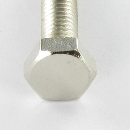 1 x Vis métaux Laiton nickelé Tête hexagonale TH M4X20