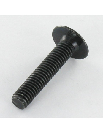 Vis Poelier M8X80 Clé de 5 HC5 Acier zingué noir