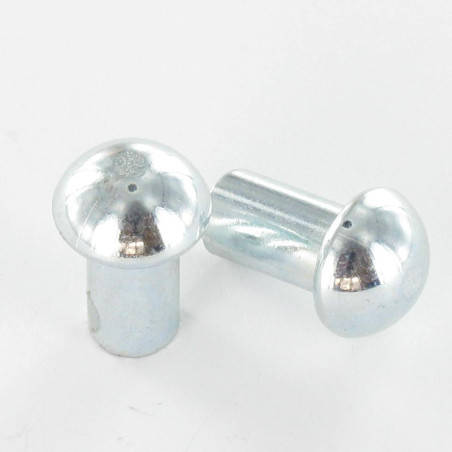 1 x Rivet à frapper Tête ronde TR 6.5X12 Acier zingué