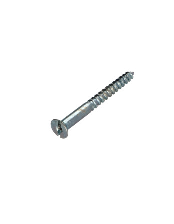 Vis bois Acier zingué 6X60 Percée et taraudée M3 Pas de 60