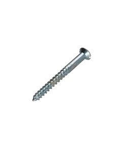 Vis bois Acier zingué 6X60 Percée et taraudée M3 Pas de 60 2