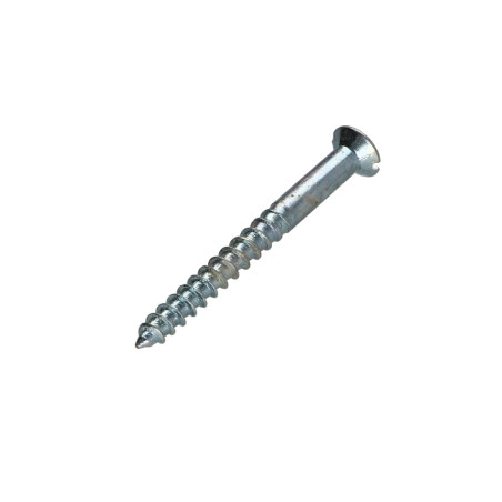 1 x Vis bois Acier zingué 6X60 Percée et taraudée M3 Pas de 60