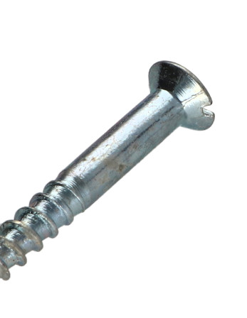 Vis bois Acier zingué 6X60 Percée et taraudée M3 Pas de 60
