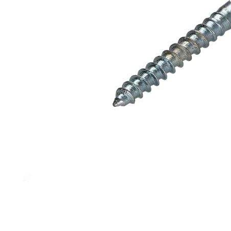 1 x Vis bois Acier zingué 6X60 Percée et taraudée M3 Pas de 60
