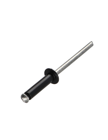 Rivet aveugle éclate GOSTAR Aluminium Tige acier Tête Ronde Standard 4X30 Noir
