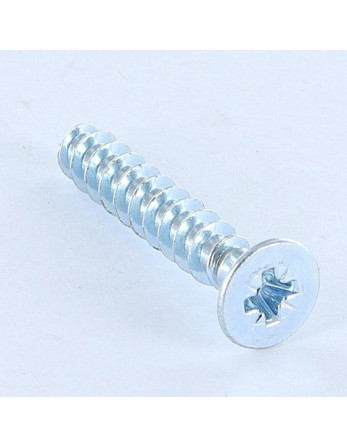 Vis pvc Tête fraisée Pozi 5X30 Filet 30 Degrès Acier zingué