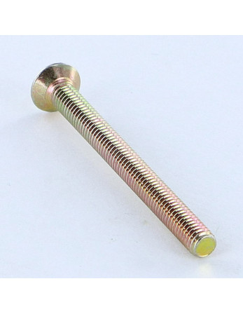 Vis métaux Tête fraisée bombée TFB Fendue M6X25 Bichromaté