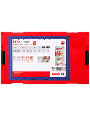 Assortiment de Vis et Cheville Fischer FIXTAINER