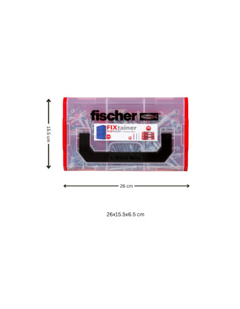 Assortiment de Vis et Cheville Fischer FIXTAINER