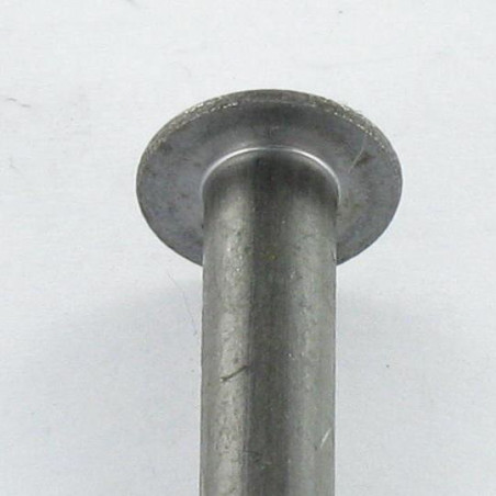 1 x Rivet à frapper Tête goutte de suif 5X8 Acier brut