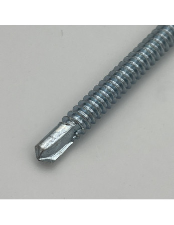 Vis autoperceuse Tête hexagonale TH 6.3X200 Filet tôle Acier zingué RAL7016 gris anthracite
