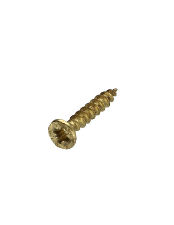 VBA3 Tête fraisée Pozi 4X25 Acier laitonne