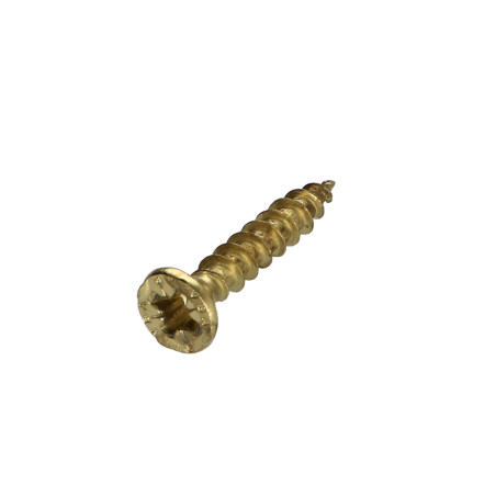 1 x VBA3 Tête fraisée Pozi 4X25 Acier laitonne