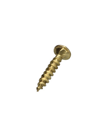 VBA3 Tête fraisée Pozi 4X25 Acier laitonne