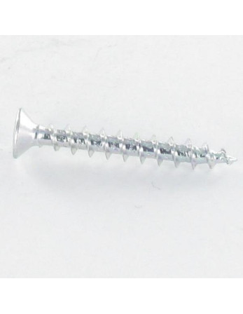 Vis pvc Tête fraisée bombée TFB Phillips 4.3X55 Acier zingué RAL8003