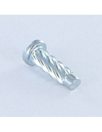 Rivet SIM ou fausse vis à frapper Type U Tête ronde TR 2.95X 1/4 Acier zingué