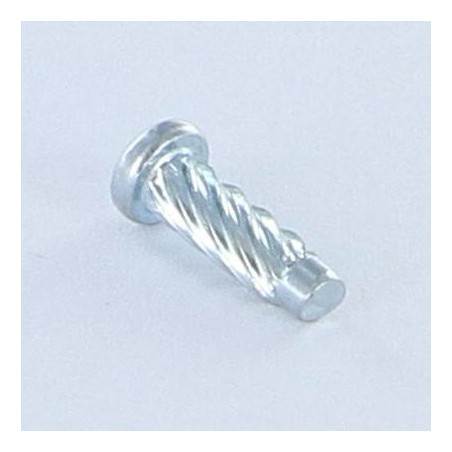 1 x Rivet SIM ou fausse vis à frapper Type U Tête ronde TR 2.95X 1/4 Acier zingué