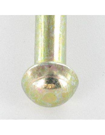 Rivet à frapper Tête ronde TR 3.5X11.5 Bichromaté