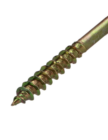VBA Vis bois agglo Tête fraisée Pozi N°2 4X35 Filetage partiel Bichromaté