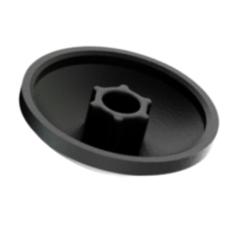 1 x Cache tête de vis TORX T30 Diamètre de tête: 16,5 Polyethylène noir Pour Tête cylindrique TC