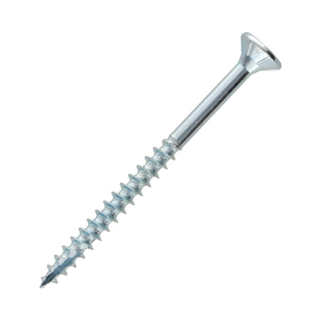 1 x Seau de 385 Vis bois TEKOR 4X50 Tête fraisée TORX T20 Pointe antifendage type 17 Acier zingué