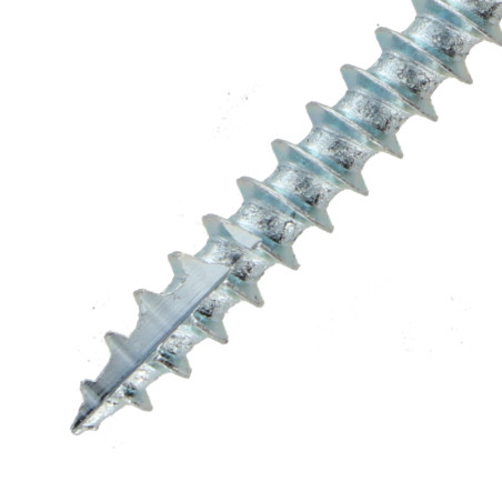 1 x Seau de 385 Vis bois TEKOR 4X50 Tête fraisée TORX T20 Pointe antifendage type 17 Acier zingué