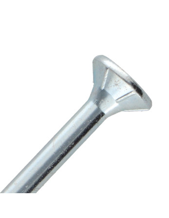 Seau de 385 Vis bois TEKOR 4X50 Tête fraisée TORX T20 Pointe antifendage type 17 Acier zingué
