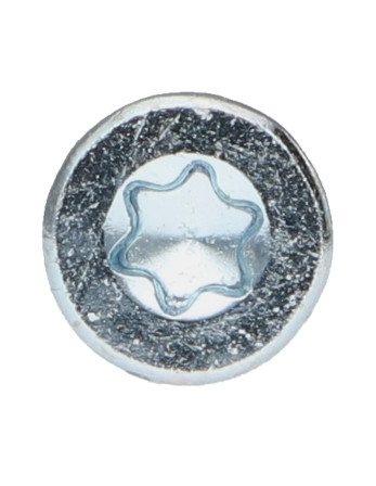 Seau de 385 Vis bois TEKOR 4X50 Tête fraisée TORX T20 Pointe antifendage type 17 Acier zingué