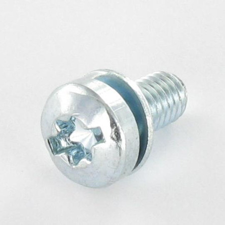 1 x Vis métaux tête cylindrique bombée large T25/FEND M5X9+RD.IMPER Acier zingué