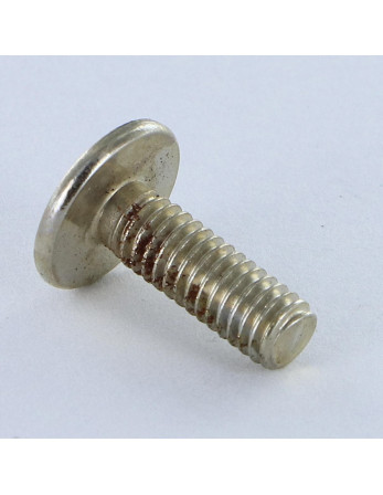 Vis Poelier POZI et fendu M6X30 Acier nickelé