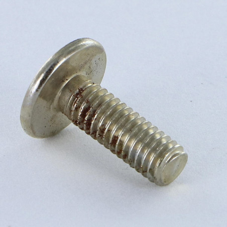 1 x Vis Poelier POZI et fendu M6X30 Acier nickelé