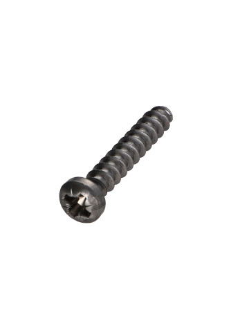 Vis Euro Tête cylindrique bombée TCB POZI et fendu 6X35 Diamètre de tête: 9.5 Acier zingué noir à