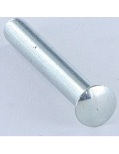 Rivet à frapper Tête goutte de suif 4.5X25 Bout conique...