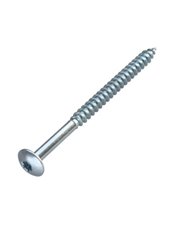Vis Penture 7X100 Filetée sur 70 TORX T30 zingué cr3 96 hbs sans rouille rouge Pointe antifendage type 17