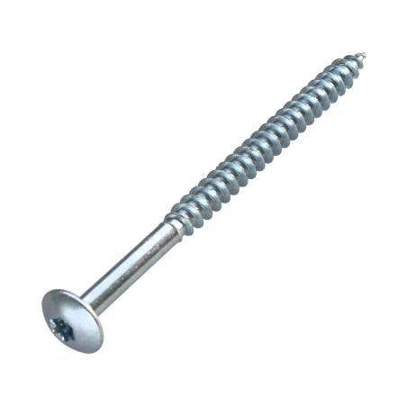 1 x Vis Penture 7X100 Filetée sur 70 TORX T30 zingué cr3 96 hbs sans rouille rouge Pointe antifendage type 17