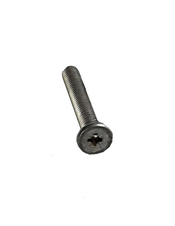Vis métaux tête plate Pozi M6X38 Diamètre de tête: 11 Acier brut